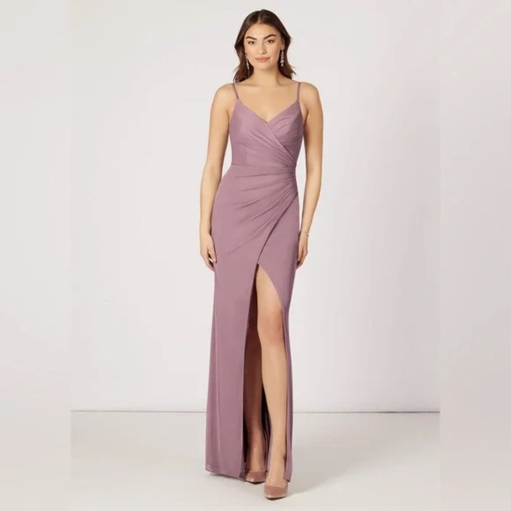 Azazie Adley Dress Dusty Rose Size A2